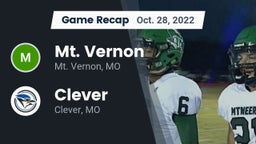 Recap: Mt. Vernon  vs. Clever  2022