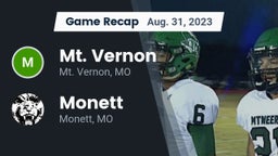 Recap: Mt. Vernon  vs. Monett  2023