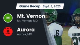 Recap: Mt. Vernon  vs. Aurora  2023