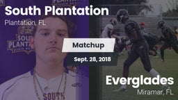 Matchup: South Plantation vs. Everglades  2018
