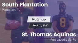 Matchup: South Plantation vs. St. Thomas Aquinas  2020