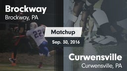 Matchup: Brockway vs. Curwensville  2016