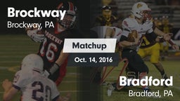 Matchup: Brockway vs. Bradford  2016