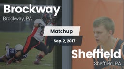 Matchup: Brockway vs. Sheffield  2017