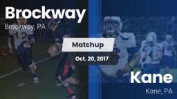 Matchup: Brockway vs. Kane  2017