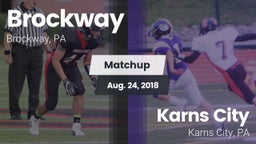 Matchup: Brockway vs. Karns City  2018