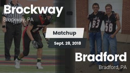 Matchup: Brockway vs. Bradford  2018