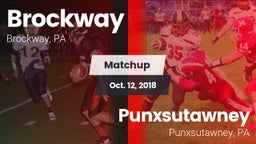 Matchup: Brockway vs. Punxsutawney  2018