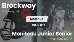 Matchup: Brockway vs. Moniteau Junior Senior  2019