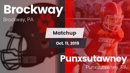 Matchup: Brockway vs. Punxsutawney  2019