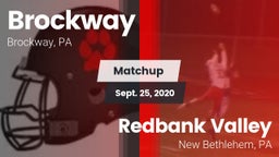 Matchup: Brockway vs. Redbank Valley  2020