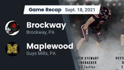 Recap: Brockway  vs. Maplewood  2021