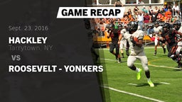 Recap: Hackley  vs. Roosevelt - Yonkers 2016