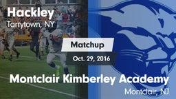 Matchup: Hackley vs. Montclair Kimberley Academy 2016