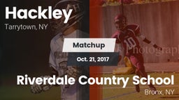 Matchup: Hackley vs. Riverdale Country School 2017