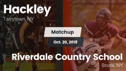 Matchup: Hackley vs. Riverdale Country School 2018