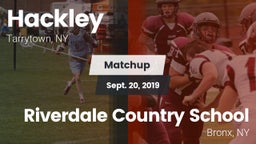 Matchup: Hackley vs. Riverdale Country School 2019
