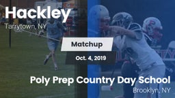 Matchup: Hackley vs. Poly Prep Country Day School 2019