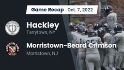 Recap: Hackley  vs. Morristown-Beard Crimson 2022