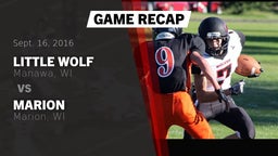 Recap: Little Wolf  vs. Marion  2016