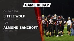 Recap: Little Wolf  vs. Almond-Bancroft  2016