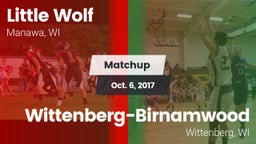 Matchup: Little Wolf vs. Wittenberg-Birnamwood  2017