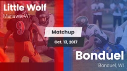 Matchup: Little Wolf vs. Bonduel  2017