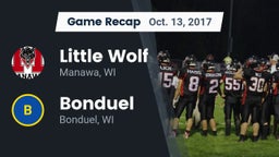 Recap: Little Wolf  vs. Bonduel  2017