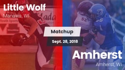 Matchup: Little Wolf vs. Amherst  2018