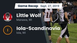 Recap: Little Wolf  vs. Iola-Scandinavia  2019