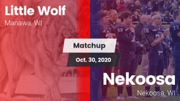 Matchup: Little Wolf vs. Nekoosa  2020