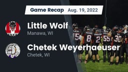 Recap: Little Wolf  vs. Chetek Weyerhaeuser  2022