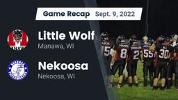 Recap: Little Wolf  vs. Nekoosa  2022