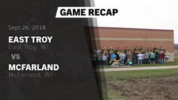 Recap: East Troy  vs. McFarland  2014