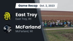 Recap: East Troy  vs. McFarland  2023