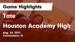 Tate  vs Houston Academy High Game Highlights - Aug. 24, 2019
