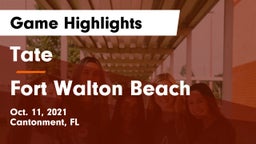 Tate  vs Fort Walton Beach  Game Highlights - Oct. 11, 2021