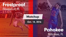 Matchup: Frostproof vs. Pahokee  2016