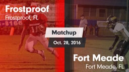 Matchup: Frostproof vs. Fort Meade  2016