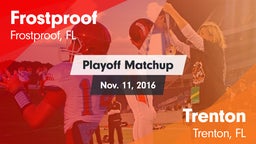 Matchup: Frostproof vs. Trenton  2016