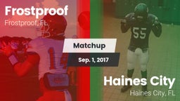 Matchup: Frostproof vs. Haines City  2017