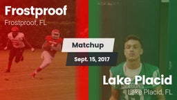 Matchup: Frostproof vs. Lake Placid  2017