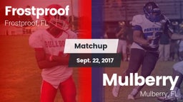 Matchup: Frostproof vs. Mulberry  2017