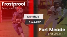 Matchup: Frostproof vs. Fort Meade  2017