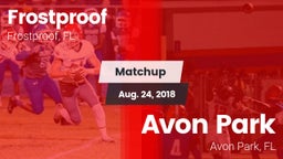 Matchup: Frostproof vs. Avon Park  2018