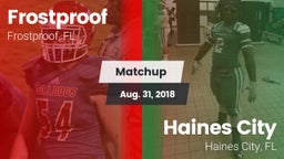 Matchup: Frostproof vs. Haines City  2018