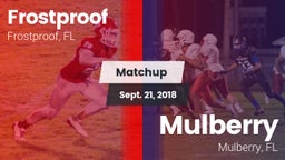 Matchup: Frostproof vs. Mulberry  2018