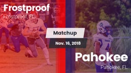 Matchup: Frostproof vs. Pahokee  2018