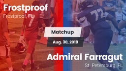 Matchup: Frostproof vs. Admiral Farragut  2019