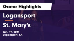 Logansport  vs St. Mary's  Game Highlights - Jan. 19, 2024